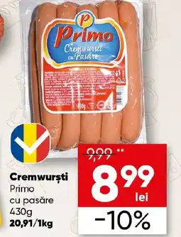 PROFI Cremwursti Primo cu pasăre Ofertă