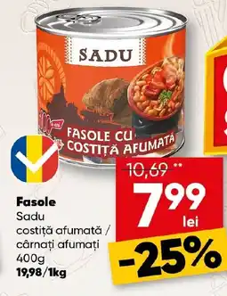 PROFI Fasole Sadu costiţă afumată / cârnaţi afumați Ofertă