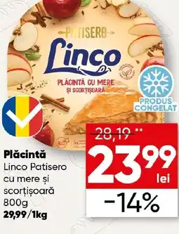 PROFI Plăcintă Linco Patisero cu mere şi scorţişoară Ofertă