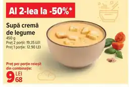 Carrefour Supă cremă de legume Ofertă