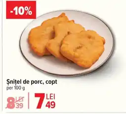 Carrefour Şnițel de porc, copt Ofertă