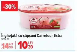 Carrefour înghețată cu căpşuni Carrefour Extra Ofertă