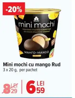 Carrefour Mini mochi cu mango Rud Ofertă