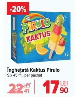 Carrefour îngheţată Kaktus Pirulo Ofertă