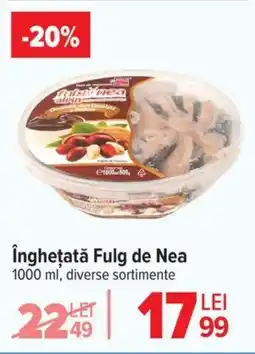 Carrefour îngheţată Fulg de Nea Ofertă