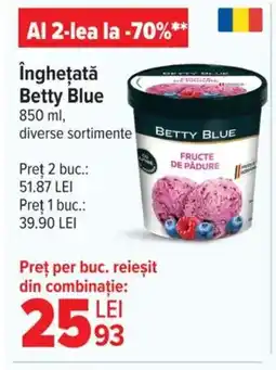 Carrefour Înghețată Betty Blue Ofertă