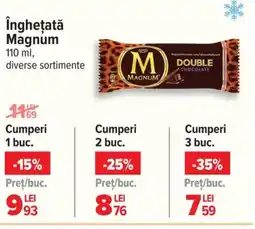 Carrefour îngheţată Magnum Ofertă