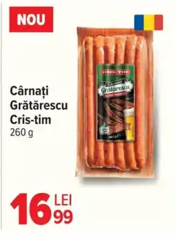 Carrefour Cârnaţi Grǎătărescu Cris-tim Ofertă