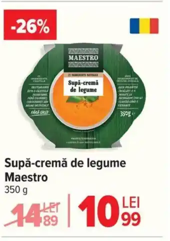 Carrefour Supǎ-cremă de legume Maestro Ofertă