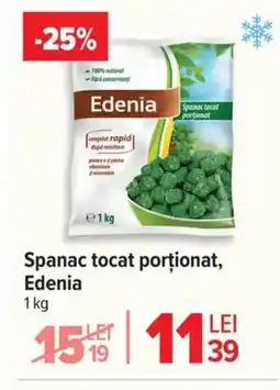 Carrefour Spanac tocat porţionat, Edenia Ofertă