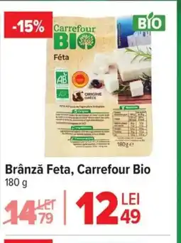 Carrefour Brânză Feta, Carrefour Bio Ofertă