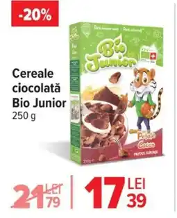 Carrefour Cereale ciocolată Bio Junior Ofertă