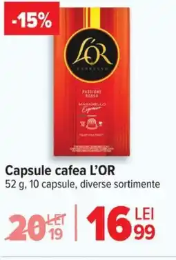 Carrefour Capsule cafea L'OR Ofertă