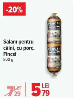 Carrefour Salam pentru câini, cu porc, Fincsi Ofertă