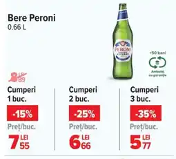 Carrefour Bere Peroni Ofertă
