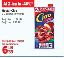 Carrefour Nectar Ciao Ofertă