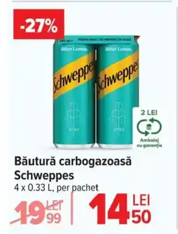 Carrefour Băutură carbogazoasă Schweppes Ofertă