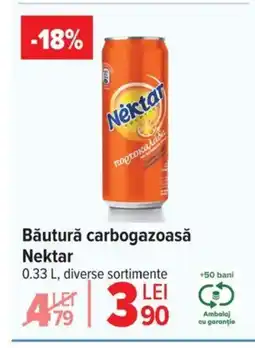 Carrefour Băutură carbogazoasă Nektar Ofertă