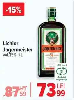 Carrefour Lichior Jagermeister Ofertă