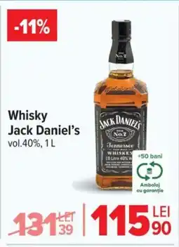 Carrefour Whisky Jack Daniel's Ofertă