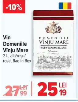 Carrefour Vin Domeniile Vînju Mare Ofertă