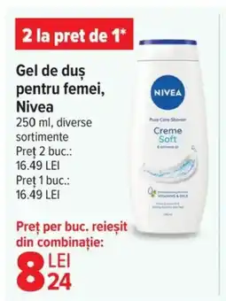 Carrefour NIVEA Gel de duş pentru femei Ofertă