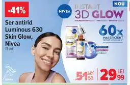 Carrefour NIVEA Ser antirid Luminous 630 Skin Glow Ofertă