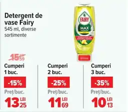 Carrefour FAIRY Detergent de vase Ofertă