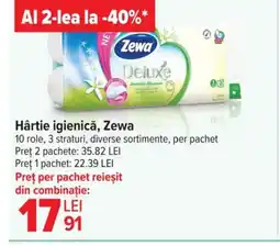 Carrefour Hârtie igienică, Zewa Ofertă