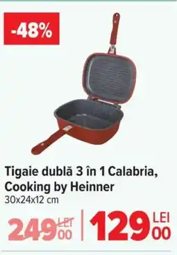 Carrefour Tigaie dublă 3 în 1 Calabria, Cooking by Heinner Ofertă
