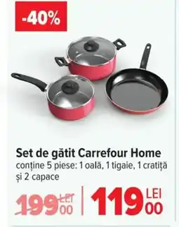 Carrefour Set de gătit Carrefour Home Ofertă