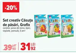 Carrefour Set creativ Căsuța de păsări, Grafix Ofertă