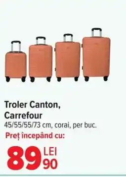 Carrefour Troler Canton, Carrefour Ofertă