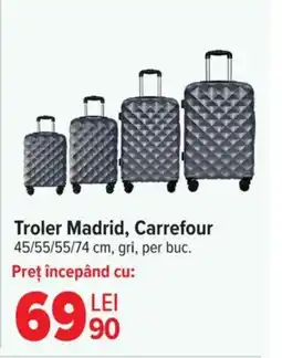 Carrefour Troler Madrid, Carrefour Ofertă