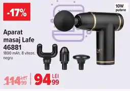Carrefour Aparat masaj Lafe 46881 Ofertă