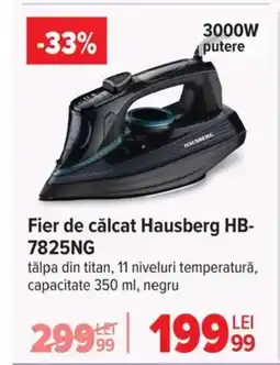 Carrefour Fier de călcat Hausberg HB- 7825NG Ofertă