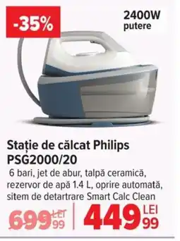 Carrefour Staţie de călcat Philips PSG2000/20 Ofertă