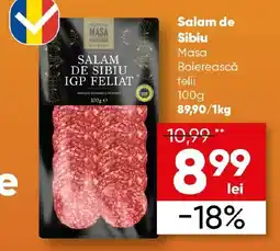 PROFI Salam de Sibiu Masa Boierească felii Ofertă