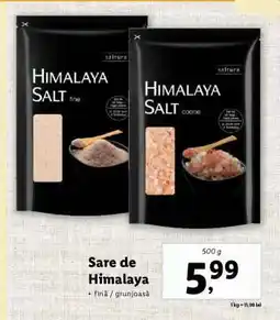 Lidl Sare de Himalaya Ofertă