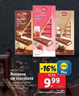 Lidl Mister Choc Batoane de ciocolată Ofertă