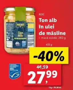 Lidl Ton alb în ulei de măsline Ofertă