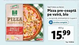 Lidl Pizza pre-coaptă pe vatră, bio Ofertă
