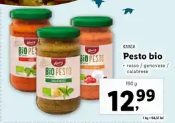 Lidl Pesto bio Ofertă