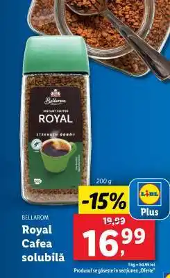 Lidl Bellarom Royal Cafea solubilă Ofertă