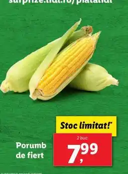 Lidl Porumb de fiert Ofertă