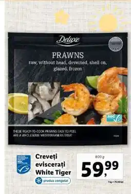 Lidl Creveți eviscerați White Tiger Ofertă