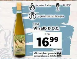 Lidl Vin alb D.O.C Ofertă