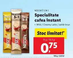 Lidl NESCAFE 3 ÎN 1 Ofertă