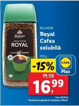 Lidl Bellarom Royal Cafea solubilă Ofertă