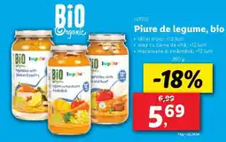 Lidl Piure de legume, bio Ofertă